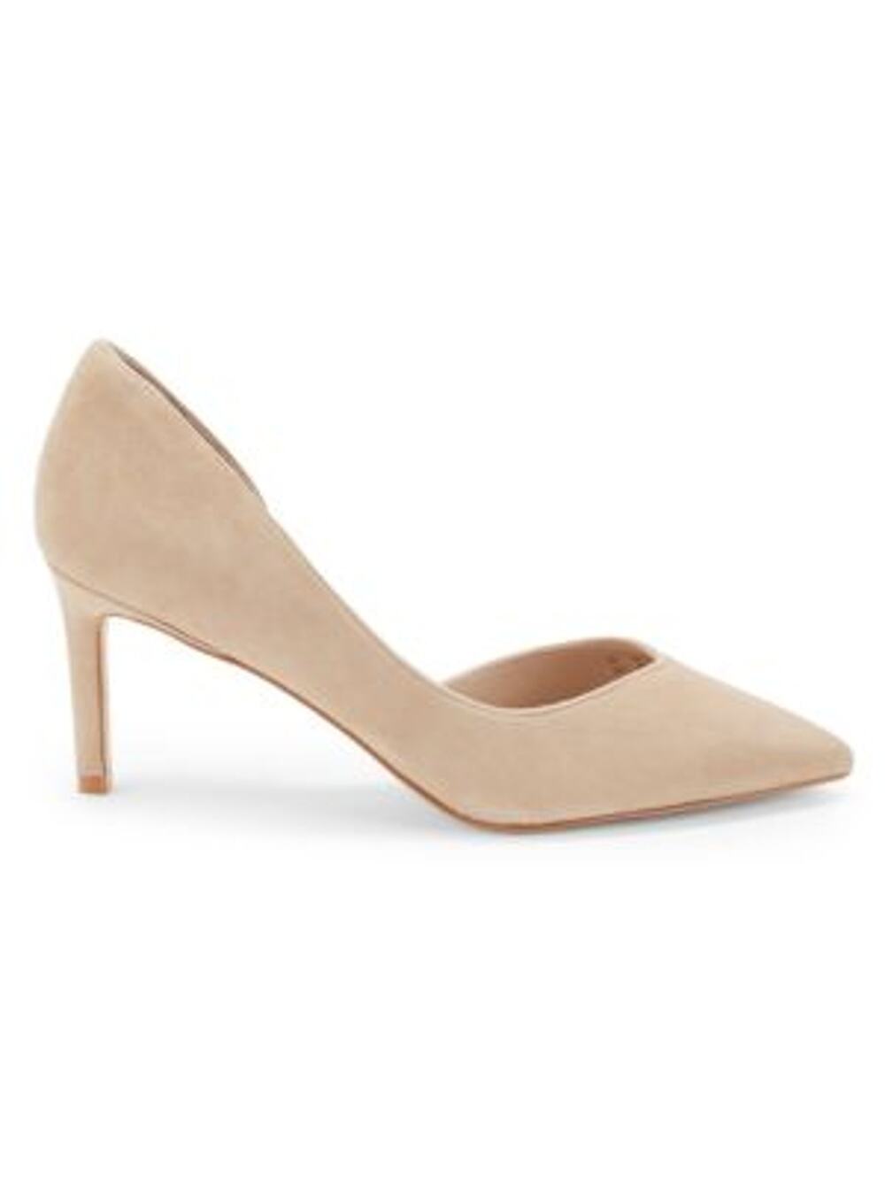 Stuart Weitzman Avenue 95 Suede Kitten Heel Pumps Size 8 Tan